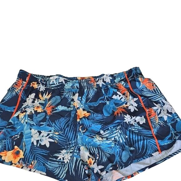 Mens Sz 3X Floral Tropical Floral Beachy Pool Swim Trunks Xersion - Picture 9 of 9